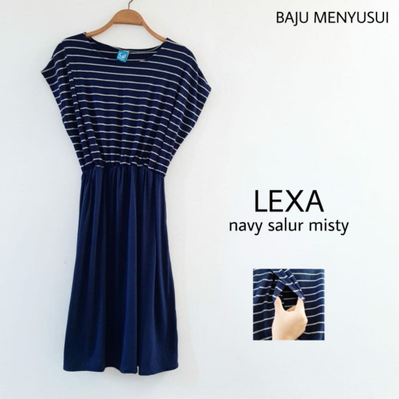 MAMIGAYA Nursing Wear - LEXA | Dress Menyusui | Baju ASI