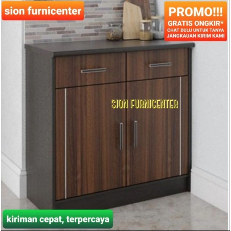 Kabinet dapur 2 pintu / bufet dapur / meja dapur / meja kitchen / kabinet bawah dapur / kabinet kitc