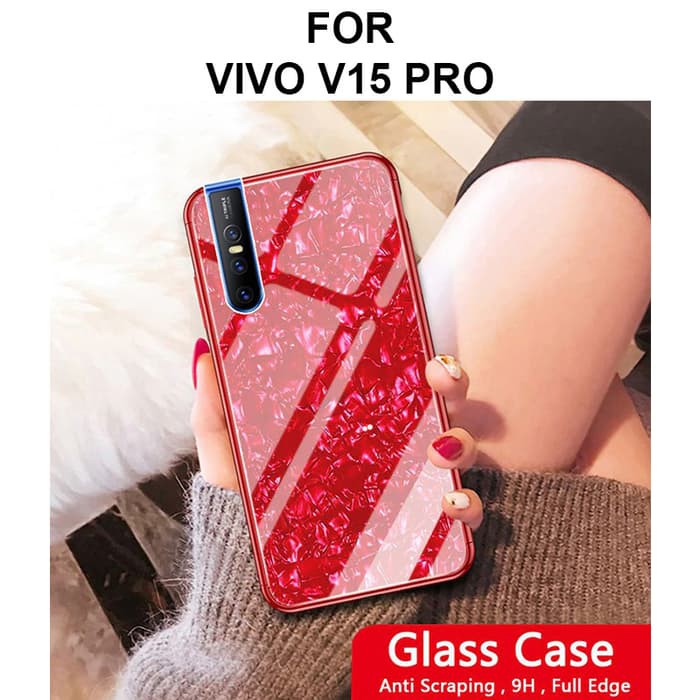 Tempered shell case Vivo V15 Pro / case hp / soft case Vivo V15 Pro / hard case Vivo V15 Pro