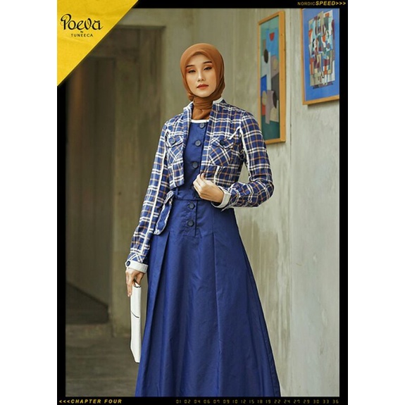 Gamis Wanita Poeva Nordic Speed Poeva by Tuneeca PV-0420