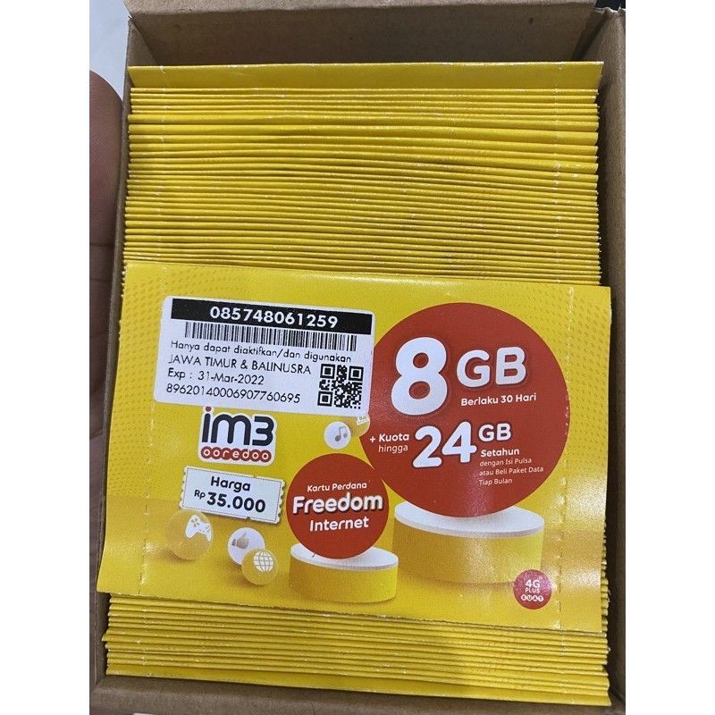 Indosat 8gb Ori jatim