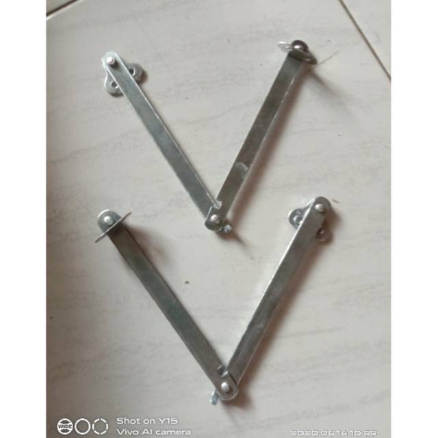 Hak angin jendela / sikutan jendela /window Hook 2 pcs (1psng ) Promo termurah