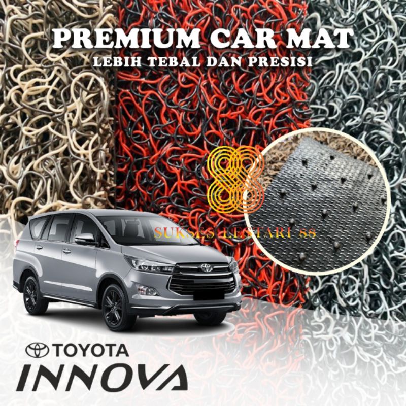 Karpet Mobil Premium Toyota Innova / Innova Reborn Mie Bihun 2 Warna