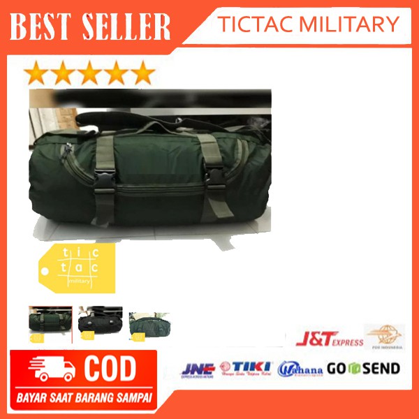 Tas Trevel TNI Tas barang Tas Guling Tas Pulsak TNI Original
