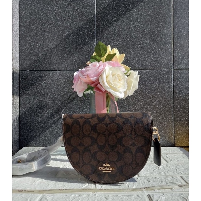 Coach Ellen Signature Brown Black