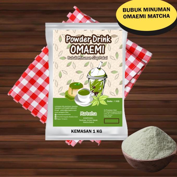 

[COD] BUBUK MINUMAN MATCHA KEMASAN 1KG KUALITAS TERJAMIN [COD]