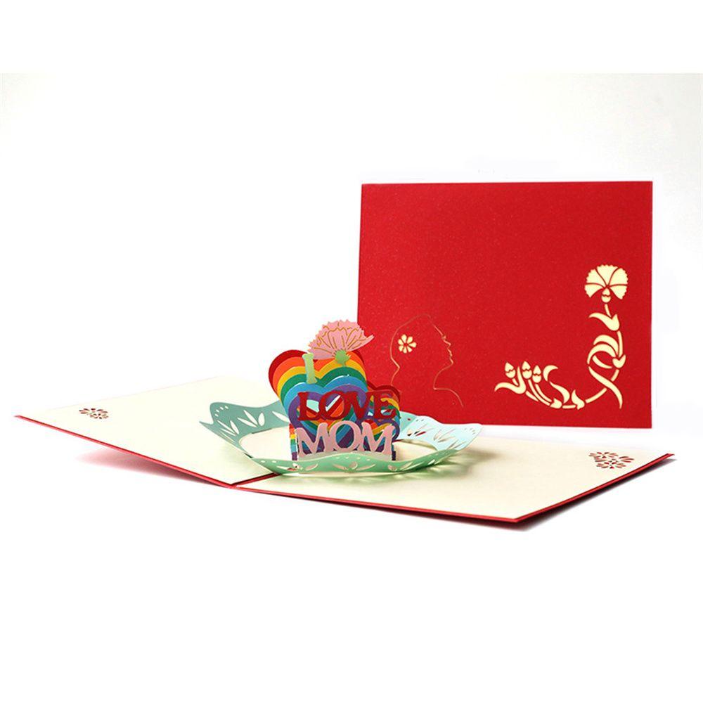 Preva Mother's Day Greeting Card Kartu Ucapan Kreatif Handmade Gift Berkah Kartu Kecil