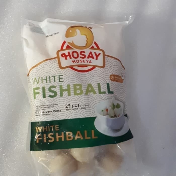 

Bakso Ikan HOSAY Hoseya 500gr Premium White Fish Ball (BIG)