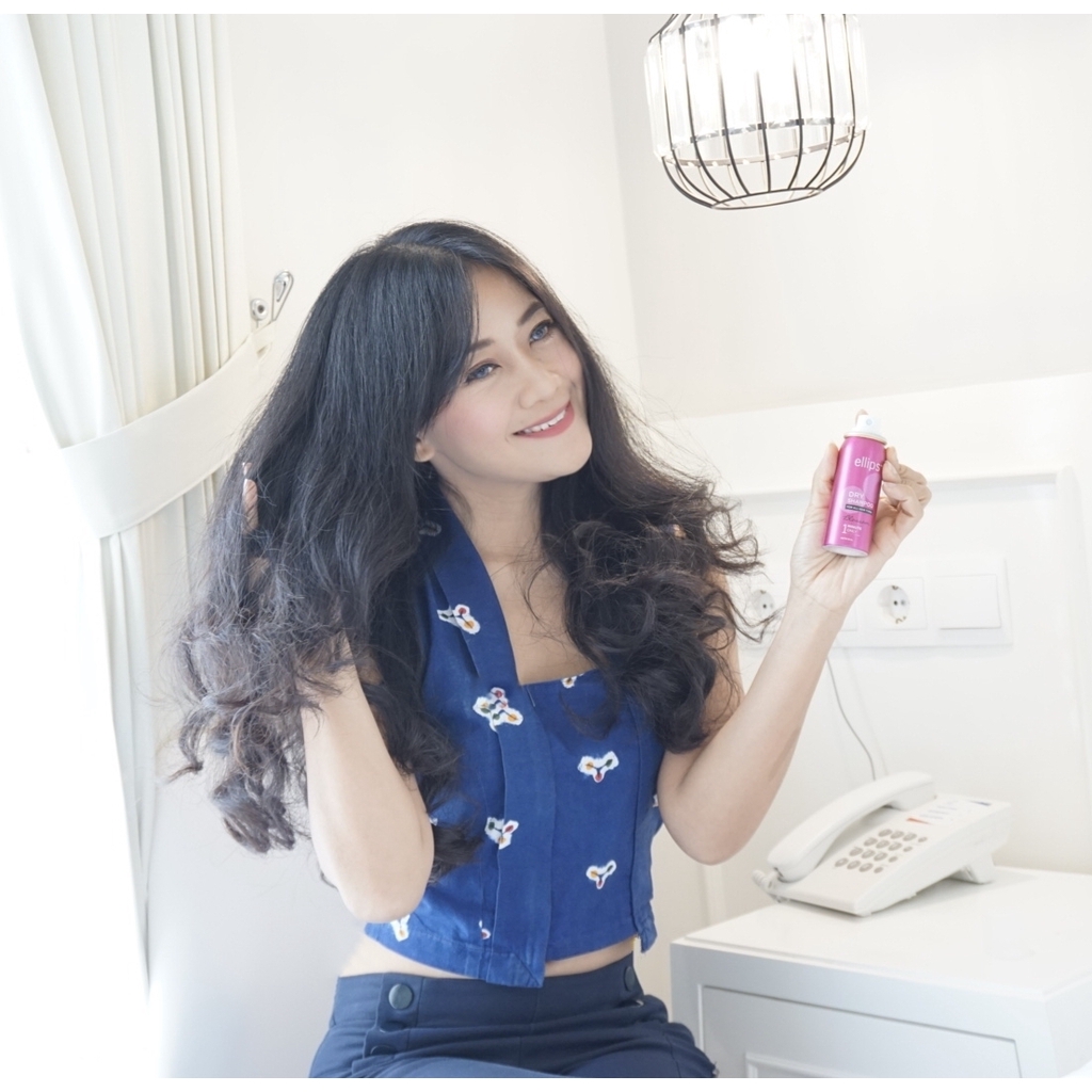 PERA377 PERAWATAN RAMBUT ELLIPS DRY SHAMPOO 50 ML FOR ALL HAIR TYPES