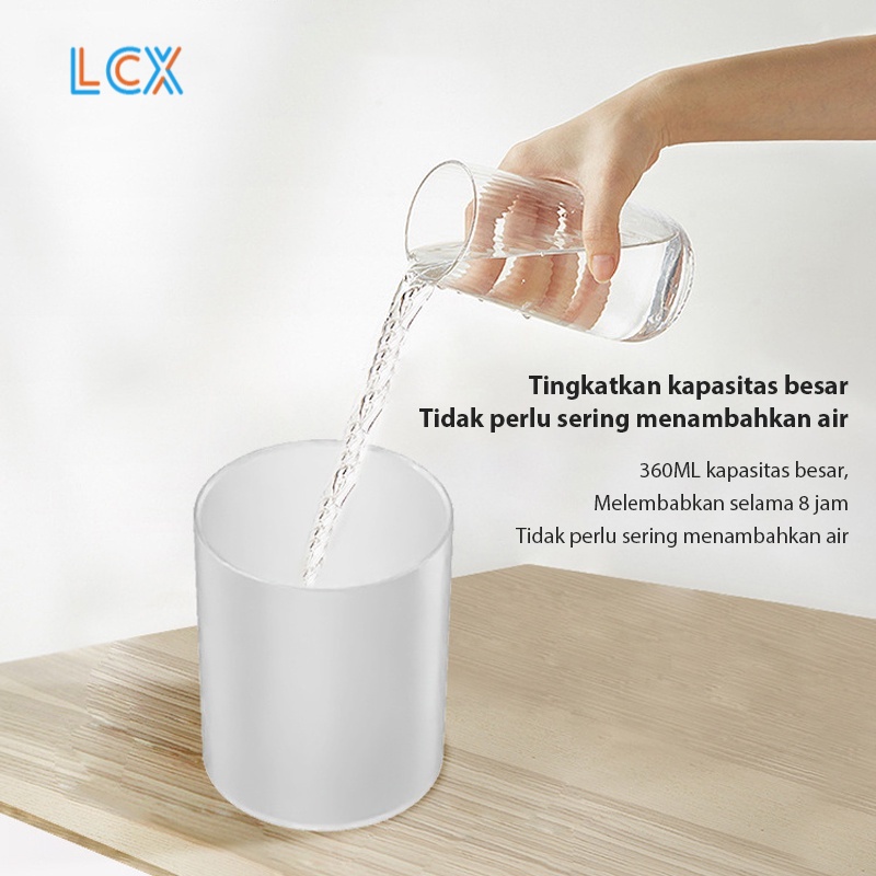 LCX humidifier air diffuser purifier humidifer for aroma night light pelembab dan penjernih udara