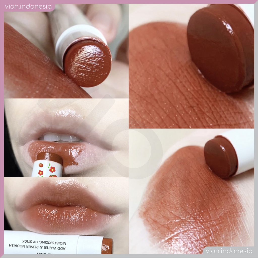 HANBOLI Orange Red Lip Balm Moisturising Repair Nourish Lipstik Rubah Warna Original XX021 XX004