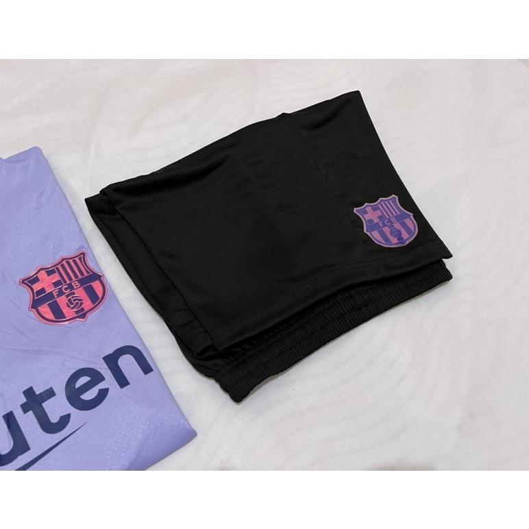 Jersey Baju Bola Barca Barcelona Away Baju + Celana 2021/2022 Grade Ori