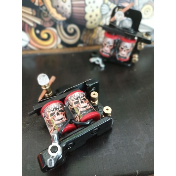 Mesin tatto Coil Iron Tatoo Liner and Shader limited edition