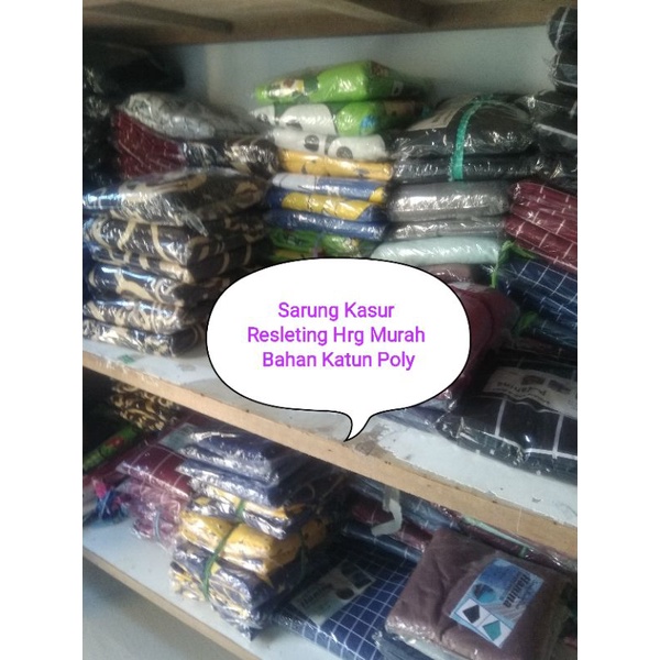Sarung Kasur Busa Resleting Harga Murah Bahan Katun Poly Ukuran 180x200x20 160x200x20 120x200x15 90x