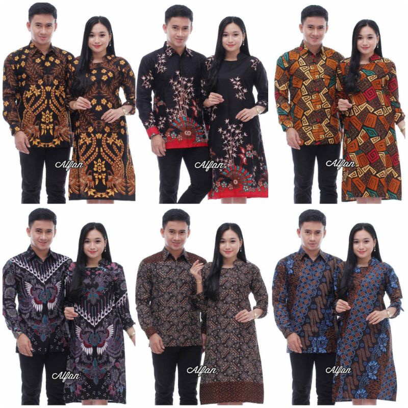 Tunik Couple Batik Sarimbit