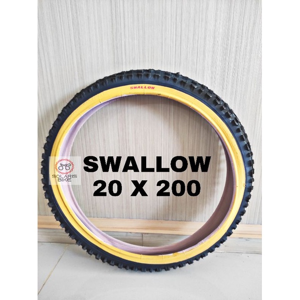 Ban Luar Swallow 20 x 2.00 200 Sepeda BMX Lipat Folding