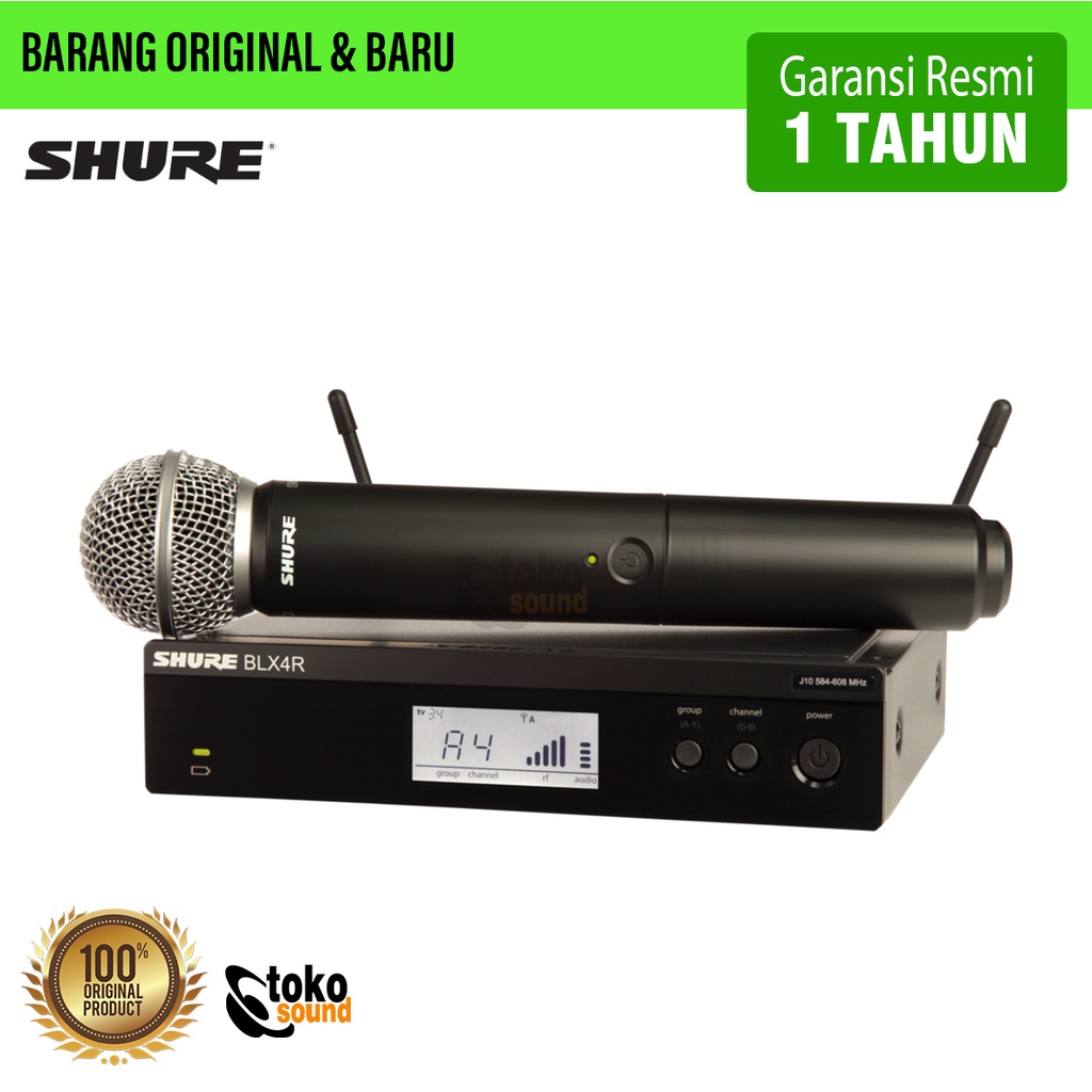 Shure BLX24/SM58 BLX24 SM58 Handheld Wireless System ORIGINAL
