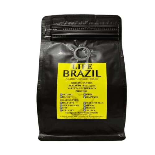 

Kopi LIFE Arabica Brazil Natural Process