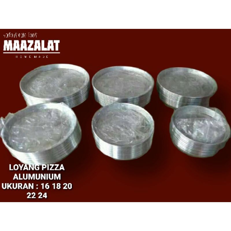 Loyang Pizza Pres 16 18 20 22 24 cm 1 lusin