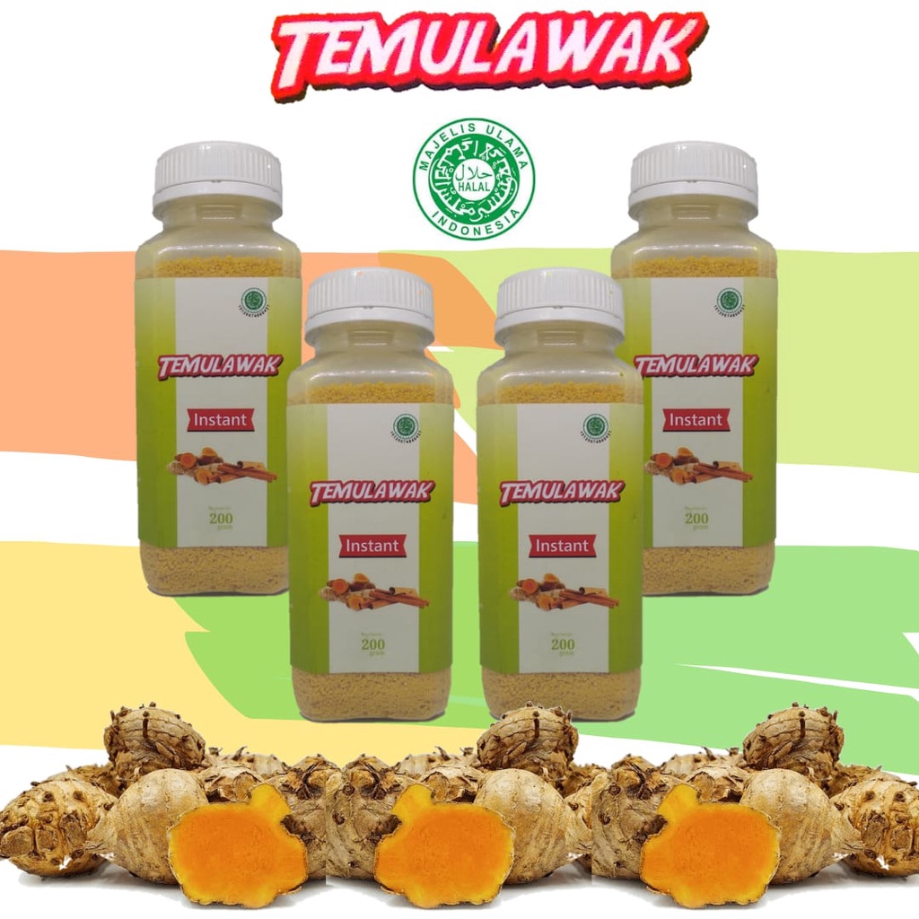 

Jamu Temulawak bubuk herbal alami tanpa pengawet