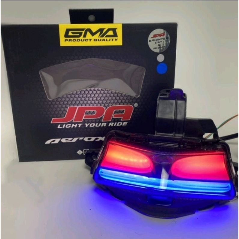 Lampu stoplamp JPA original senja biru PNP 3 in 1 - Charmoto