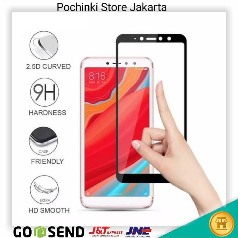 Xiaomi Redmi s2 / JC Tempered Glass Anti Gores Kaca Full