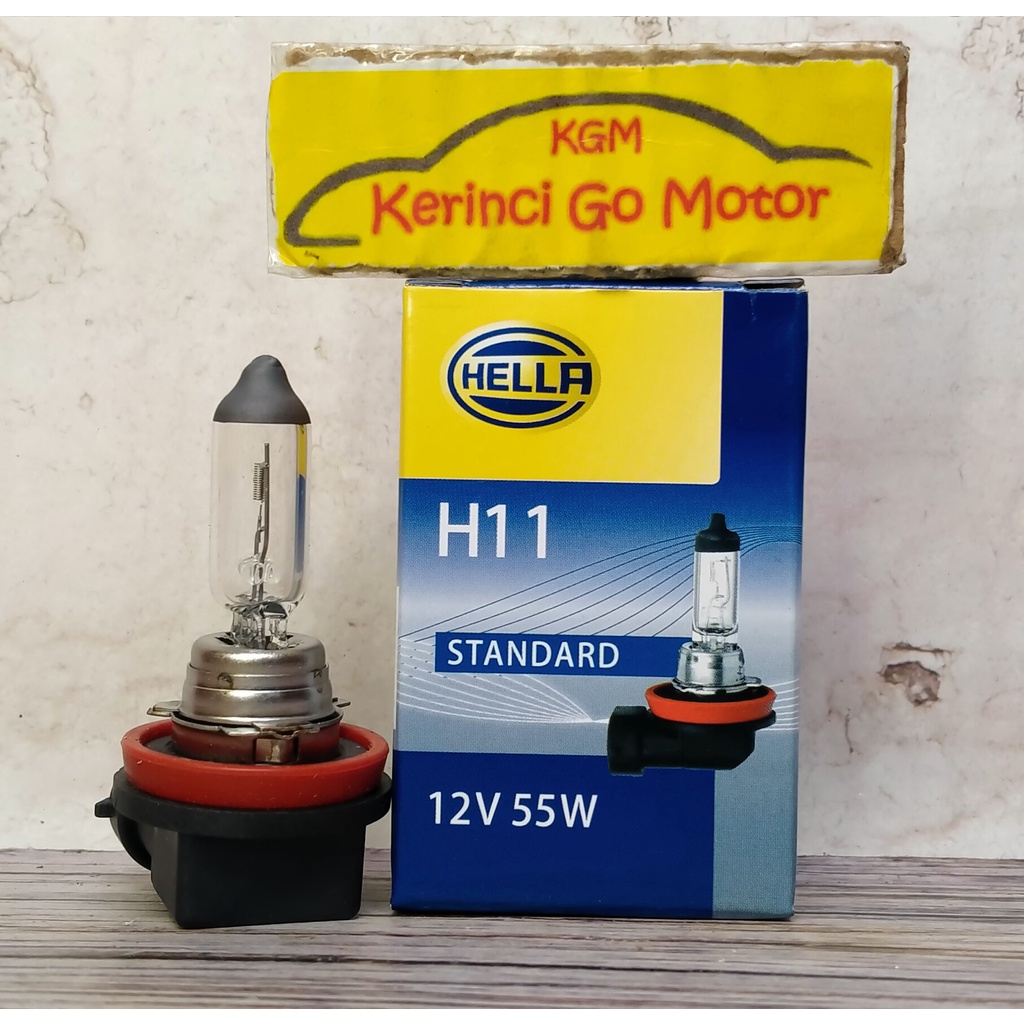 HELLA BOHLAM LAMPU HALOGEN H11 12V 55W 8GH 178 555 111