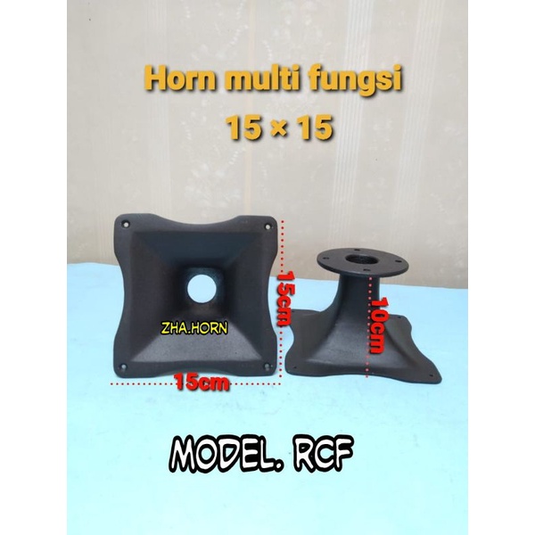 BARU HORN TWEETER CORONG TWEETER MODEL RCF MULTI FUNGSI 15×15 BAHAN ALUMINIUM