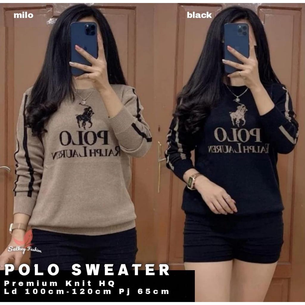 KAOS WANITA RAJUT KEKINIAN TERBARU / KAOS RAJUT WANITA REMAJA LENGAN PANJANG KNIT PREMIUM