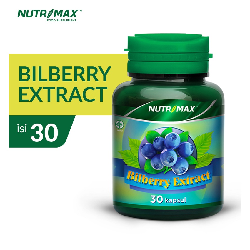 Nutrimax Bilberry Extract Membantu Memelihara Kesehatan Mata