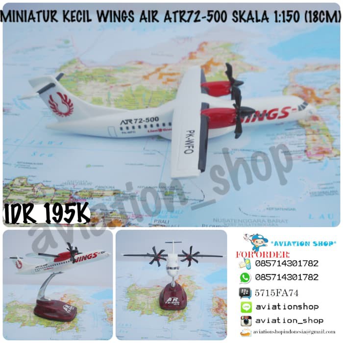 Miniatur Pesawat Garuda - Diecast Pesawat Jet - Diecast Pesawat Miniatur Diecast Pesawat Wings Air