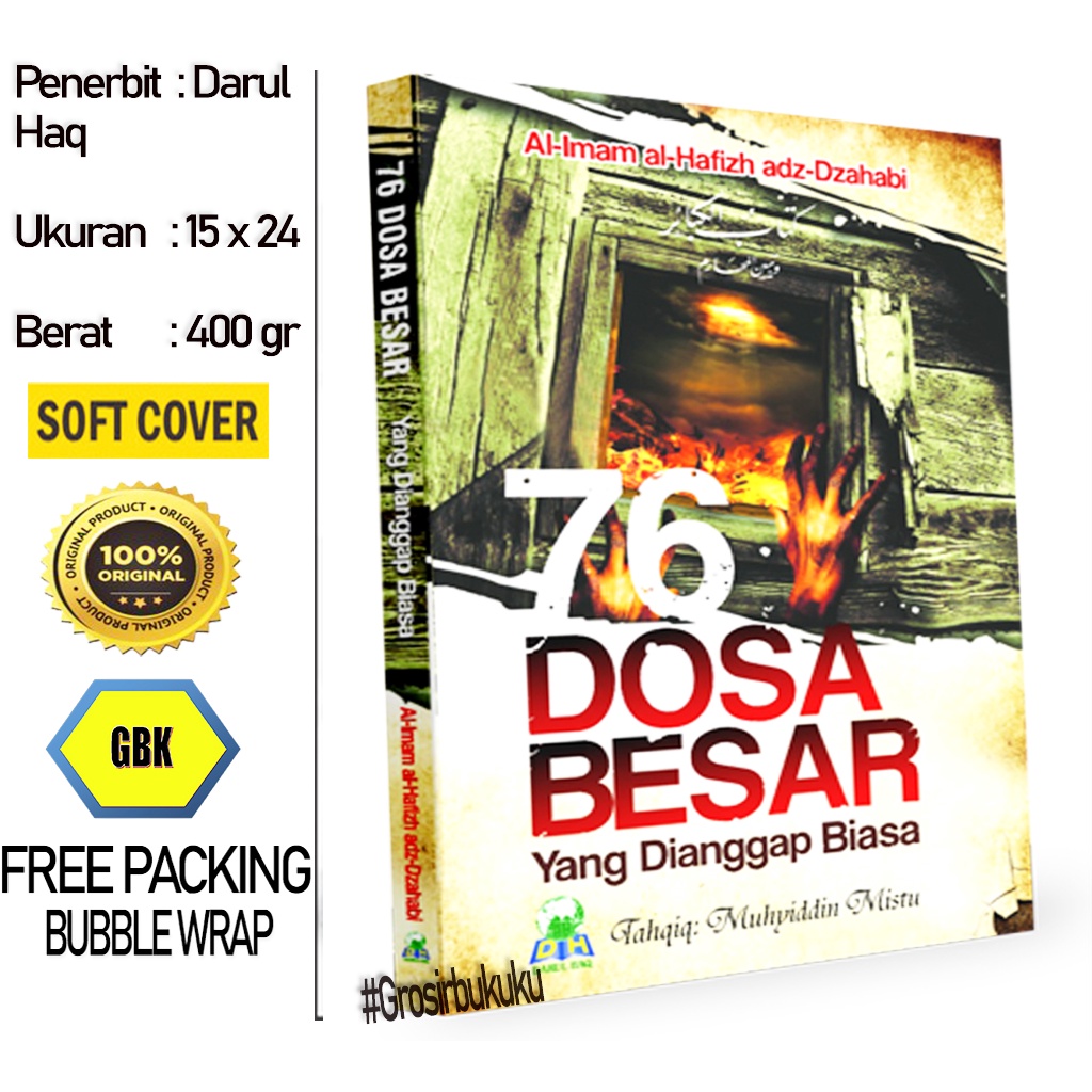 Buku 76 Dosa Besar yang Dianggap Biasa - Darul Haq