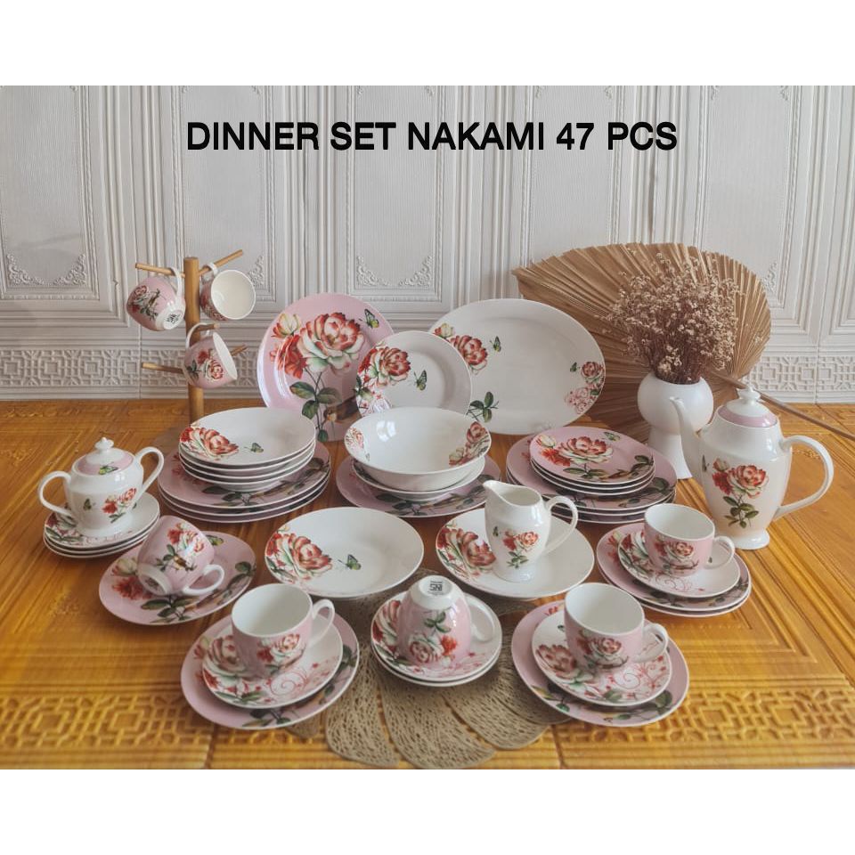 DINNER SET NAKAMI 47 PCS