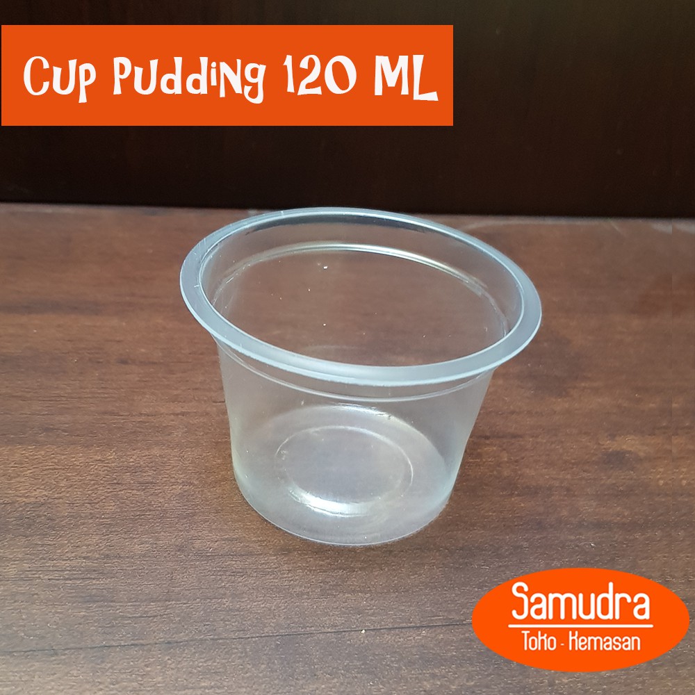 Cup Puding Plastik 120 ml Tanpa Tutup / Cup Es Krim