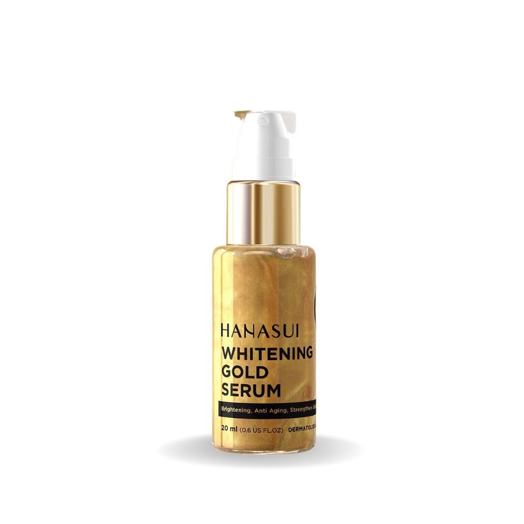 Hanasui Serum Gold Pencerah Wajah Perawatan Kecantikan Wajah Serum Wajah Hanasui Gold Serum Original Bpom