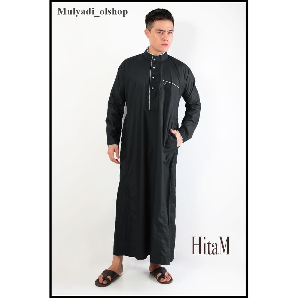 baju muslim/baju muslim pria/pakaian muslim/gamis/gamis pria/lengan panjang