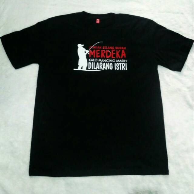Kaos mancing lucu distro mancing mania indonesia keren