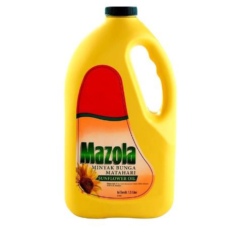 Mazola Sun Flower Oil 1.5Liter Minyak Bunga Matahari