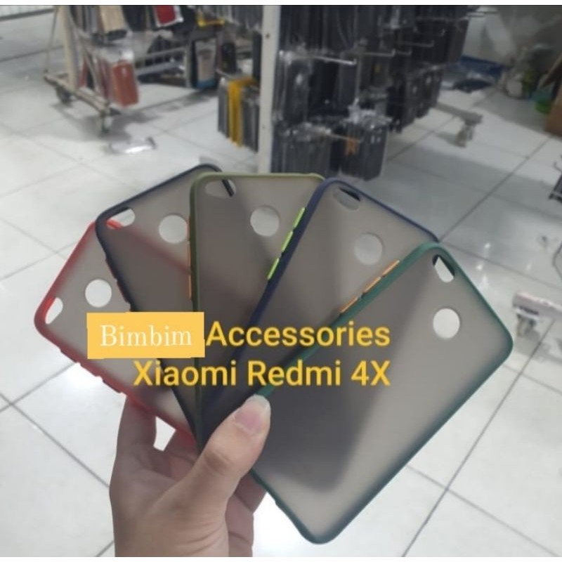 Xiaomi Redmi 4X Case Dove Matte Transparan Slim Fuze Macaron