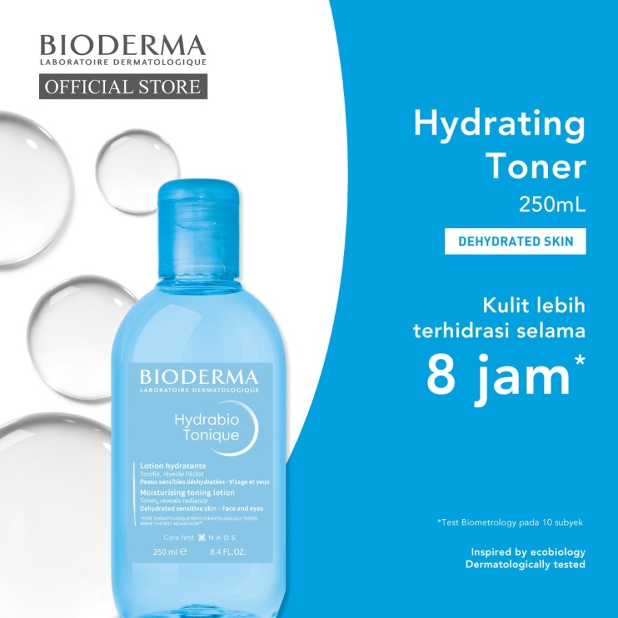 Bioderma Hydrabio Tonique 250 ml - Toner untuk Kulit Dehidrasi / Kering Dan Sensitif