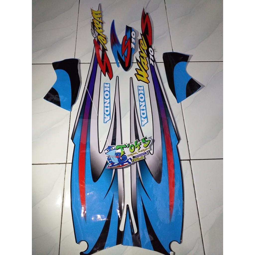 Sticker striping wave 110 s old