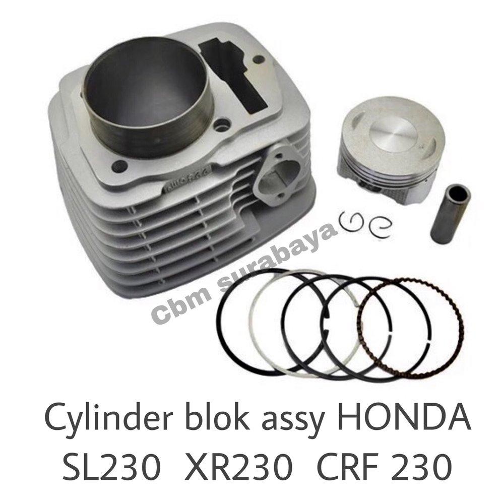 Jual cilynder blok tiger bore up set piston blok CRF230 Limited