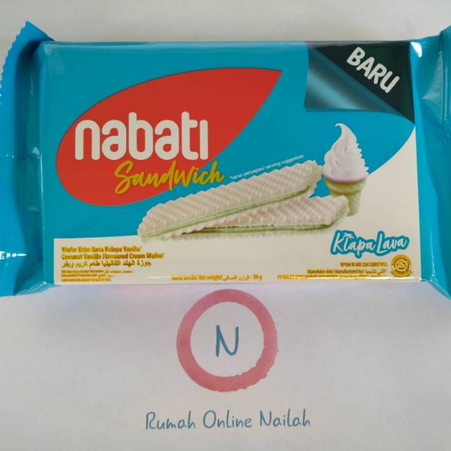 

Cemilan Nabati Wafer 50 Gram (Rp 2.000)