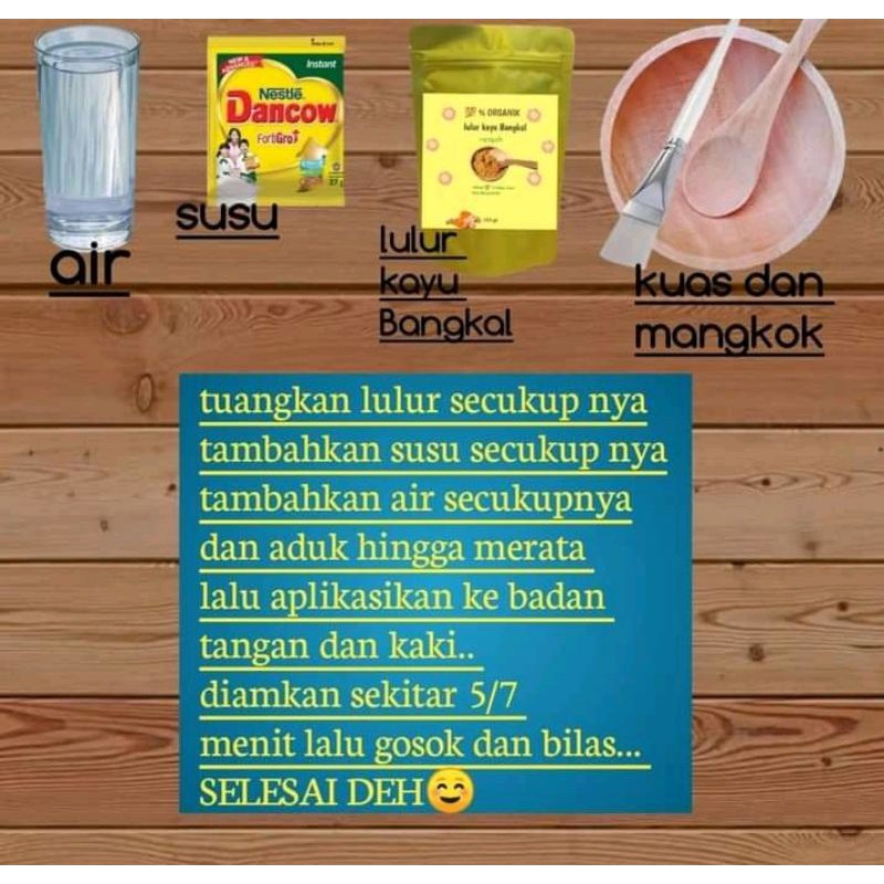 Lulur rempah kayu bangkal