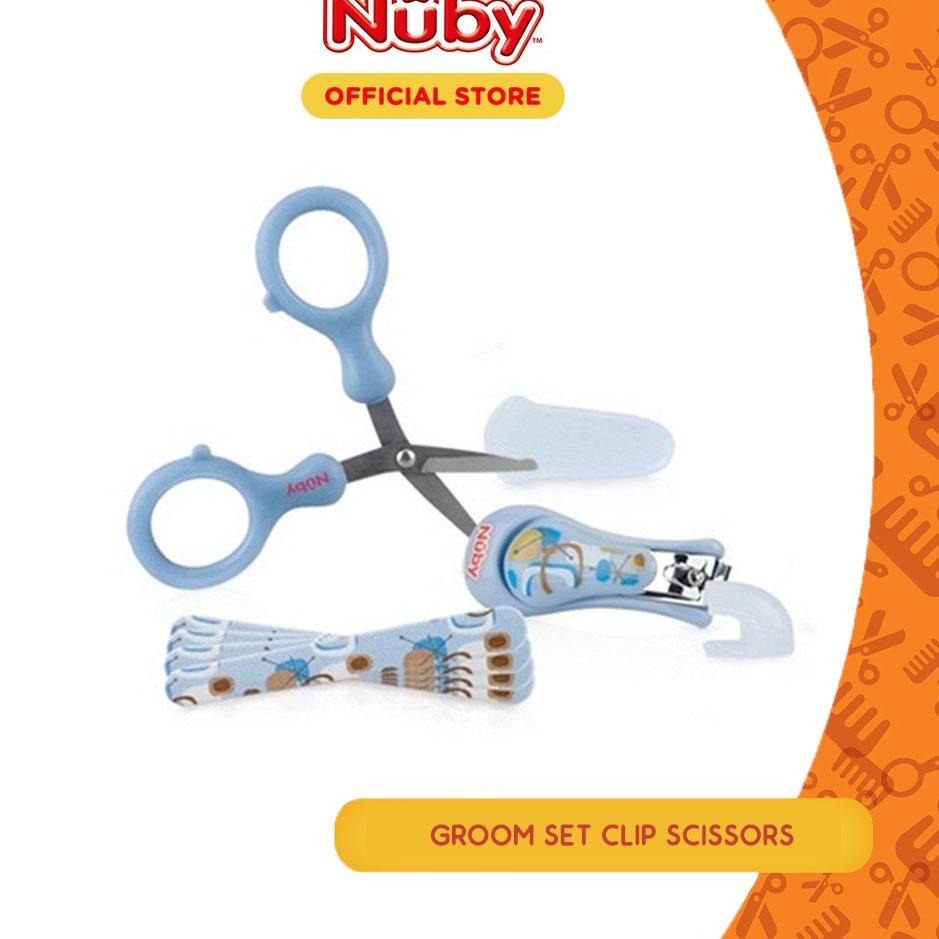 

Lagi Tren.. Nuby Kids Groom Set Clip Scissors - Gunting Main Anak