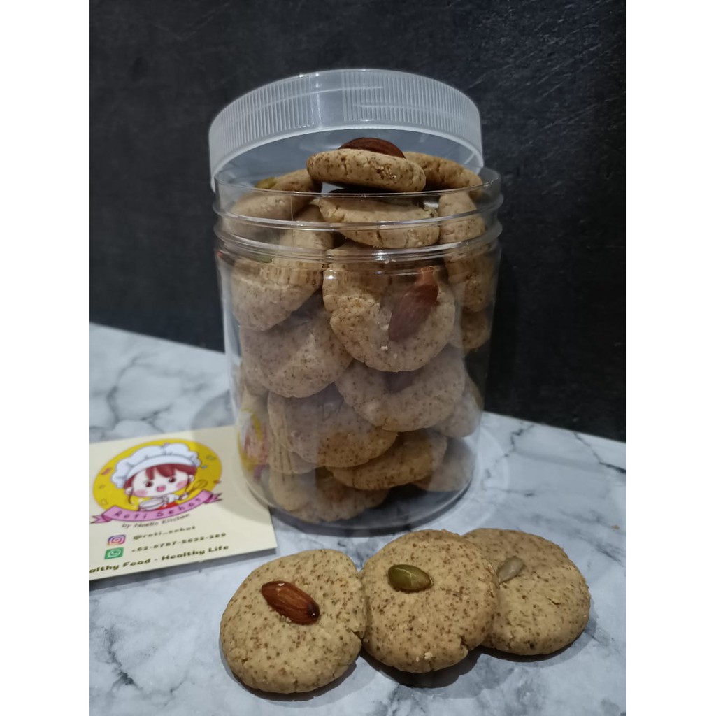 

Vegan Cookies Gluten Free, Snack Diet, Cookies Almond - Dark Choco