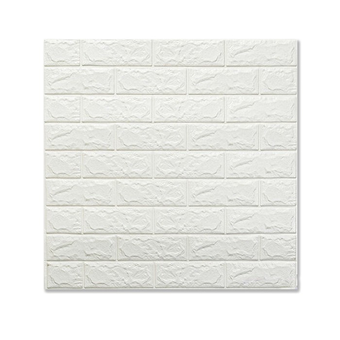 Wallpaper 3D Modern Foam Batu  Bata  Ukuran Wall  Sticker  