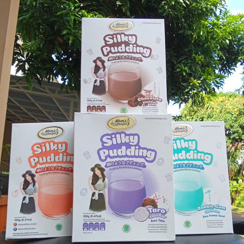 

Silky Puding Mom's Recipe / Puding Bubuk Dengan Susu Dalam Kemasan Dus 155 Gram