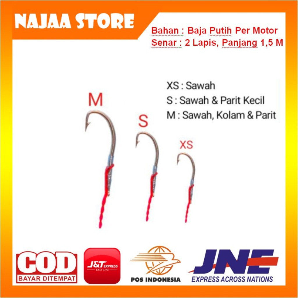 Best Promo Urek Belut, Kail Belut, Pancing Belut, Alat Pancing Belut, Kail Pancing Belut Urek