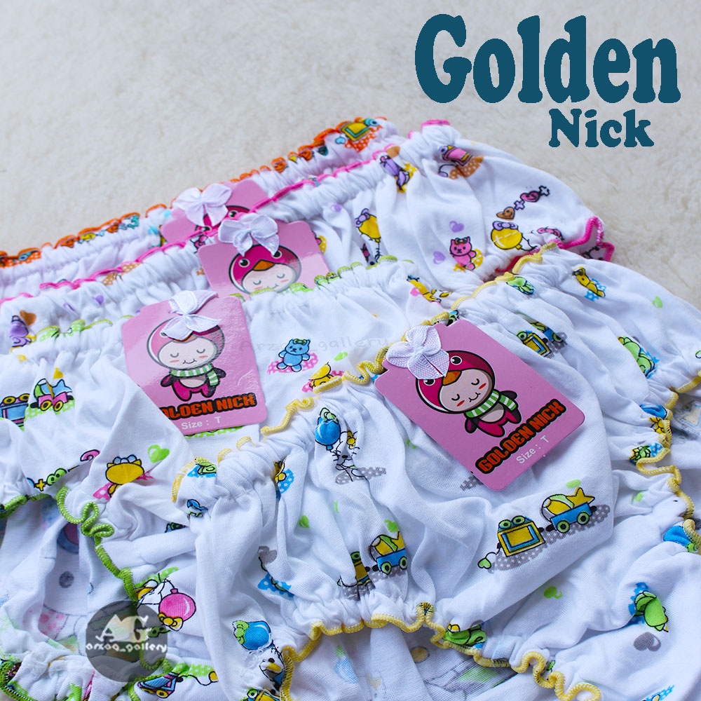 GROSIR    CD GOLDEN NICK ANAK RAMBUT PUTIH | Celana dalam anak golden nick| CD golden nick kids